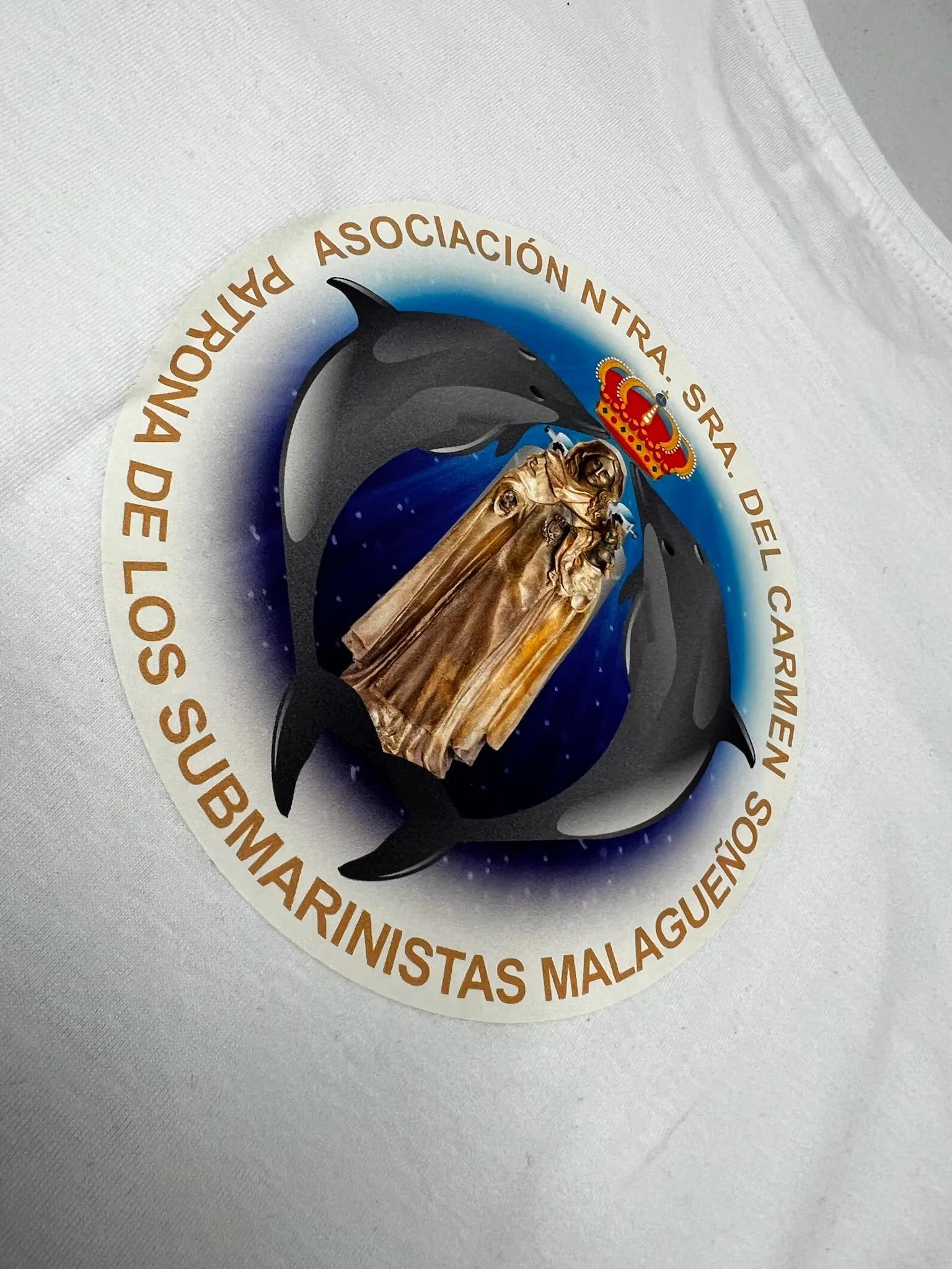 Camiseta blanca asociación virgen del carmen de los submarinistas.JPG